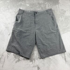 Abbot Main‎ Men's Hybrid Shorts Gray Flat Front Size 34